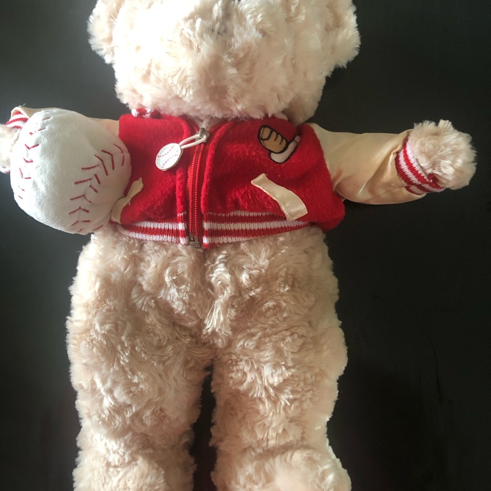 Baseball Player Teddy Bear Plush